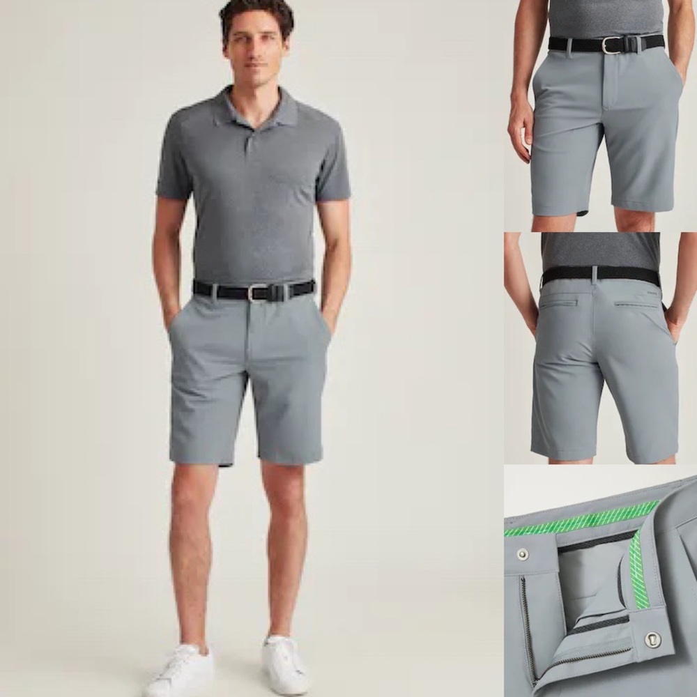 Bonobos Golf Grey short - like new sz 35/10” inseam⛳️